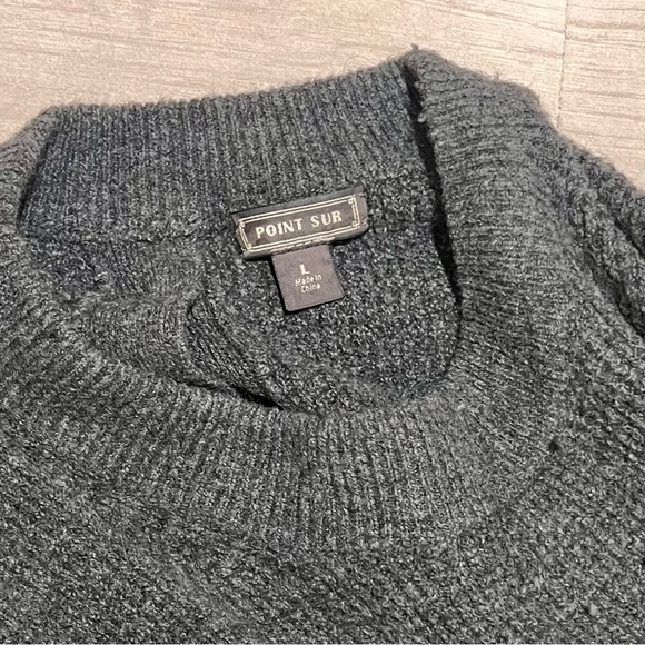 💖 3 for $20 ✅/ Wm Sz Large Gray Point Sur Sweater - Picture 3 of 6